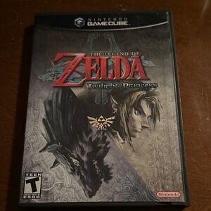 Nintendo GameCube The Legend of Zelda: Twilight Princess - Black and Gray